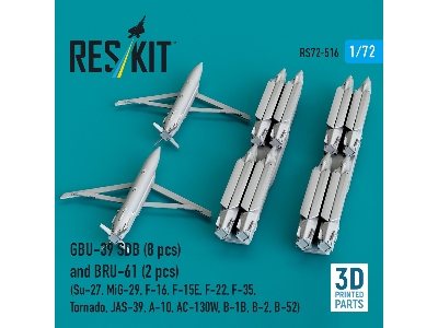 Gbu-39 Sdb (8 Pcs) And Bru-61 (2 Pcs / 3-d Printed) - zdjęcie 3