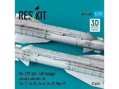 Kh-29t (As-14b Kedge) Missiles With Aku-58 (2 Pcs / 3-d Printed) - zdjęcie 3