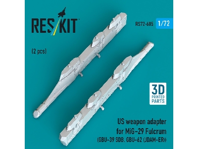 Us Weapon Adapter For Mig-29 Fulcrum (2 Pcs / 3d-printed) - zdjęcie 1