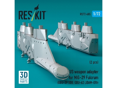 Us Weapon Adapter For Mig-29 Fulcrum (2 Pcs / 3d-printed) - zdjęcie 2