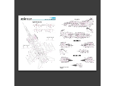 Mig-25 Foxbat - Stencils Decals - zdjęcie 1
