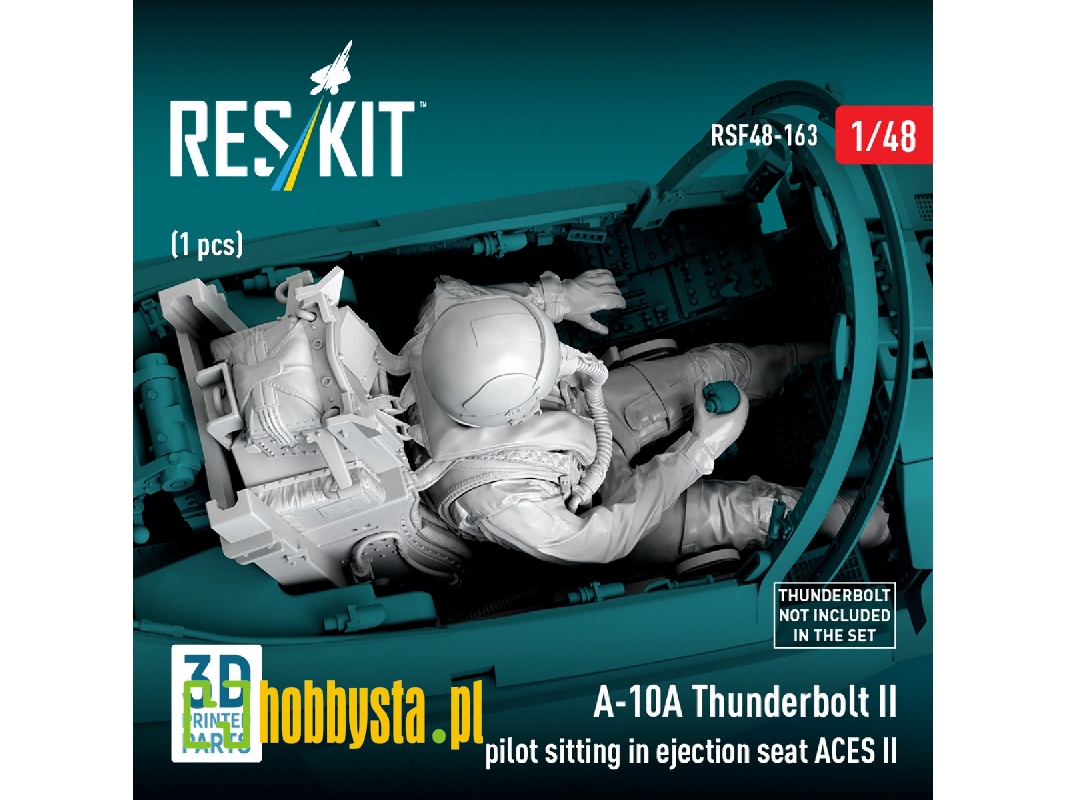 Fairchild A-10 A Thunderbolt Ii - Pilot In Standing Position Scene 2 (1 Figure / 3d-printed) - zdjęcie 1
