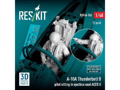 Fairchild A-10 A Thunderbolt Ii - Pilot In Standing Position Scene 2 (1 Figure / 3d-printed) - zdjęcie 2