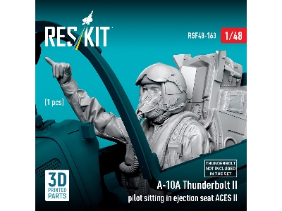 Fairchild A-10 A Thunderbolt Ii - Pilot In Standing Position Scene 2 (1 Figure / 3d-printed) - zdjęcie 4