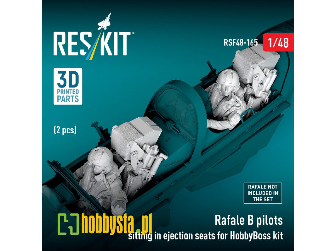 Dassault Rafale B - 3d-printed Pilots Sitting In Ejection Seats (For Hobby Boss Kits / 2 Pcs) - zdjęcie 1