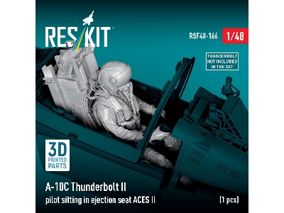 Fairchild A-10 C Thunderbolt Ii - Pilot Sitting In Ejection Seat Aces Ii (1 Pcs / 3d-printed) - zdjęcie 1