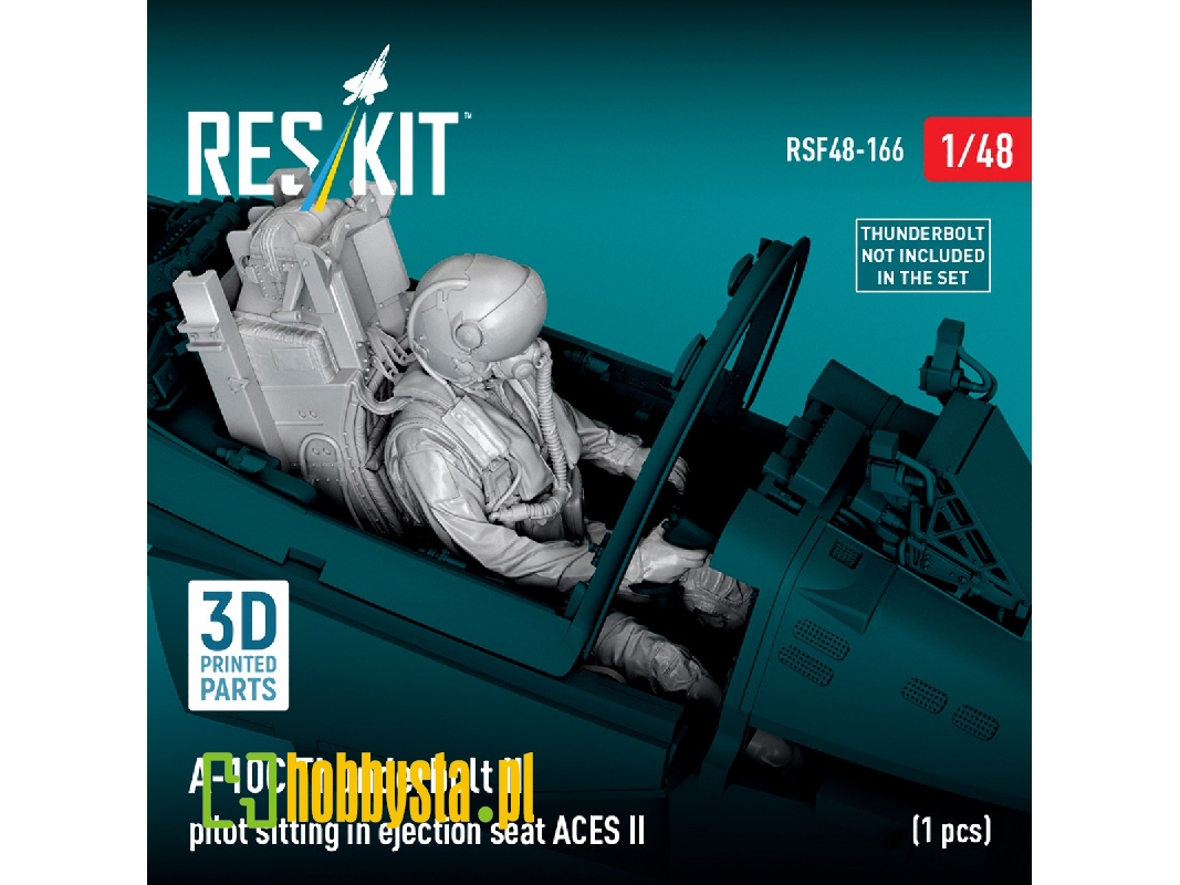 Fairchild A-10 C Thunderbolt Ii - Pilot Sitting In Ejection Seat Aces Ii (1 Pcs / 3d-printed) - zdjęcie 1