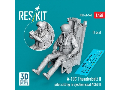 Fairchild A-10 C Thunderbolt Ii - Pilot Sitting In Ejection Seat Aces Ii (1 Pcs / 3d-printed) - zdjęcie 2