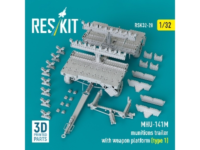 Mhu-141m Munitions Trailer With Weapon Platform Type 1 (3d-printed) - zdjęcie 2