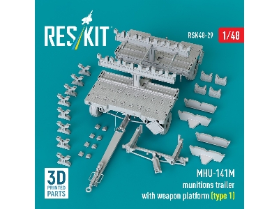 Mhu-141m Munitions Trailer With Weapon Platform Type 1 (3d-printed) - zdjęcie 2