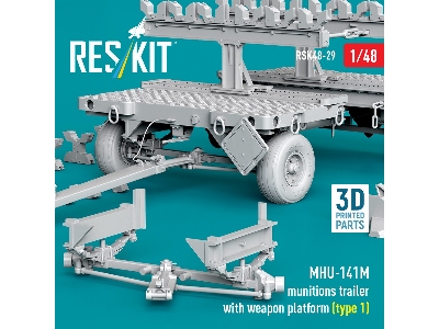 Mhu-141m Munitions Trailer With Weapon Platform Type 1 (3d-printed) - zdjęcie 3