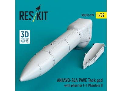 An/Avq-26a Pave Tack Pod With Pylon For F-4 Phantom Ii (3d Printed) - zdjęcie 3