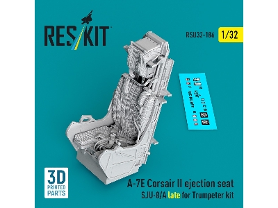 Ltv A-7 E Corsair Ii - Ejection Seat Sju-8/A Late (3d-printed / For Trumpeter Kits) - zdjęcie 1