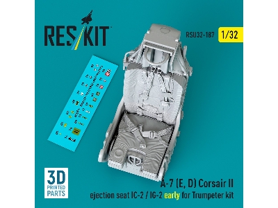 Ltv A-7 D / E Corsair Ii - Ejection Seat Ic-2 / Ig-2 Early (3d-printed / For Trumpeter Kits) - zdjęcie 2