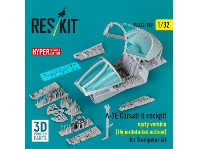 Ltv A-7 E Corsair Ii - Early Cockpit Hyperdetailed Edition (3d-printed / For Trumpeter Kits) - zdjęcie 1