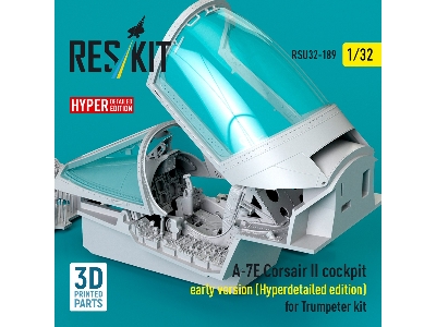 Ltv A-7 E Corsair Ii - Early Cockpit Hyperdetailed Edition (3d-printed / For Trumpeter Kits) - zdjęcie 2