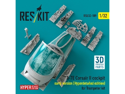 Ltv A-7 E Corsair Ii - Early Cockpit Hyperdetailed Edition (3d-printed / For Trumpeter Kits) - zdjęcie 3