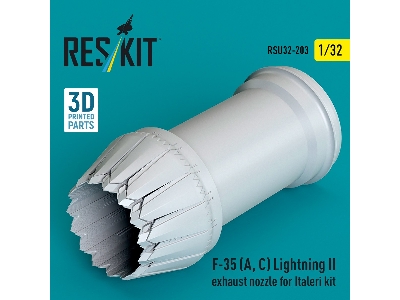 F-35 A / С Lightning Ii - Exhaust Nozzle (3d-printed / For Italeri Kits) - zdjęcie 1