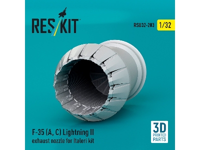 F-35 A / С Lightning Ii - Exhaust Nozzle (3d-printed / For Italeri Kits) - zdjęcie 3