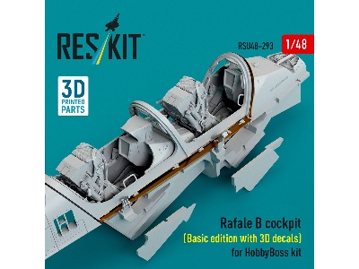 Dassault Rafale B - Cockpit Basic Edition With 3d Decals (3d-printed / For Hobbyboss Kits) - zdjęcie 3