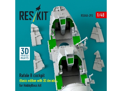 Dassault Rafale B - Cockpit Basic Edition With 3d Decals (3d-printed / For Hobbyboss Kits) - zdjęcie 4