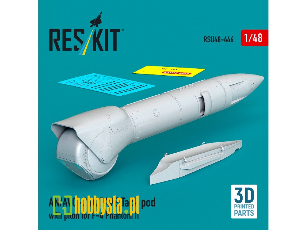 An/Avq-26a Pave Tack Pod With Pylon For F-4 Phantom Ii (3d Printed) - zdjęcie 1