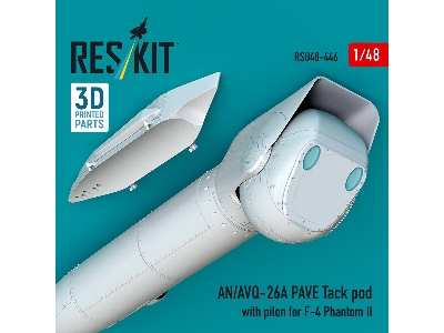 An/Avq-26a Pave Tack Pod With Pylon For F-4 Phantom Ii (3d Printed) - zdjęcie 3