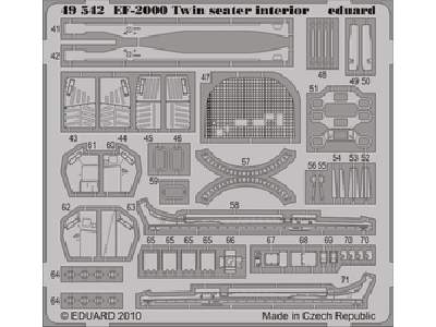  EF-2000 Two-seater interior S. A. 1/48 - Revell - blaszki - zdjęcie 1