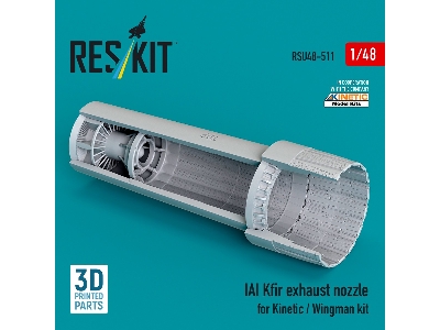 Iai Kfir - Exhaust Nozzle (3d-printed / For Kinetic And Wingman Kits) - zdjęcie 1
