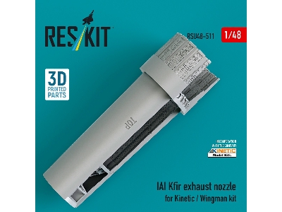 Iai Kfir - Exhaust Nozzle (3d-printed / For Kinetic And Wingman Kits) - zdjęcie 2