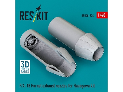 F/A-18 Hornet - Exhaust Nozzles (3d-printed / For Hasegawa Kits) - zdjęcie 1