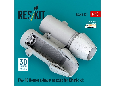 F/A-18 Hornet - Exhaust Nozzles (3d-printed / For Kinetic Kits) - zdjęcie 1