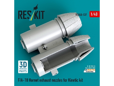 F/A-18 Hornet - Exhaust Nozzles (3d-printed / For Kinetic Kits) - zdjęcie 3