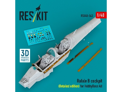 Dassault Rafale B - Cockpit Detailed Edition (3d-printed / For Hobby Boss Kits) - zdjęcie 1