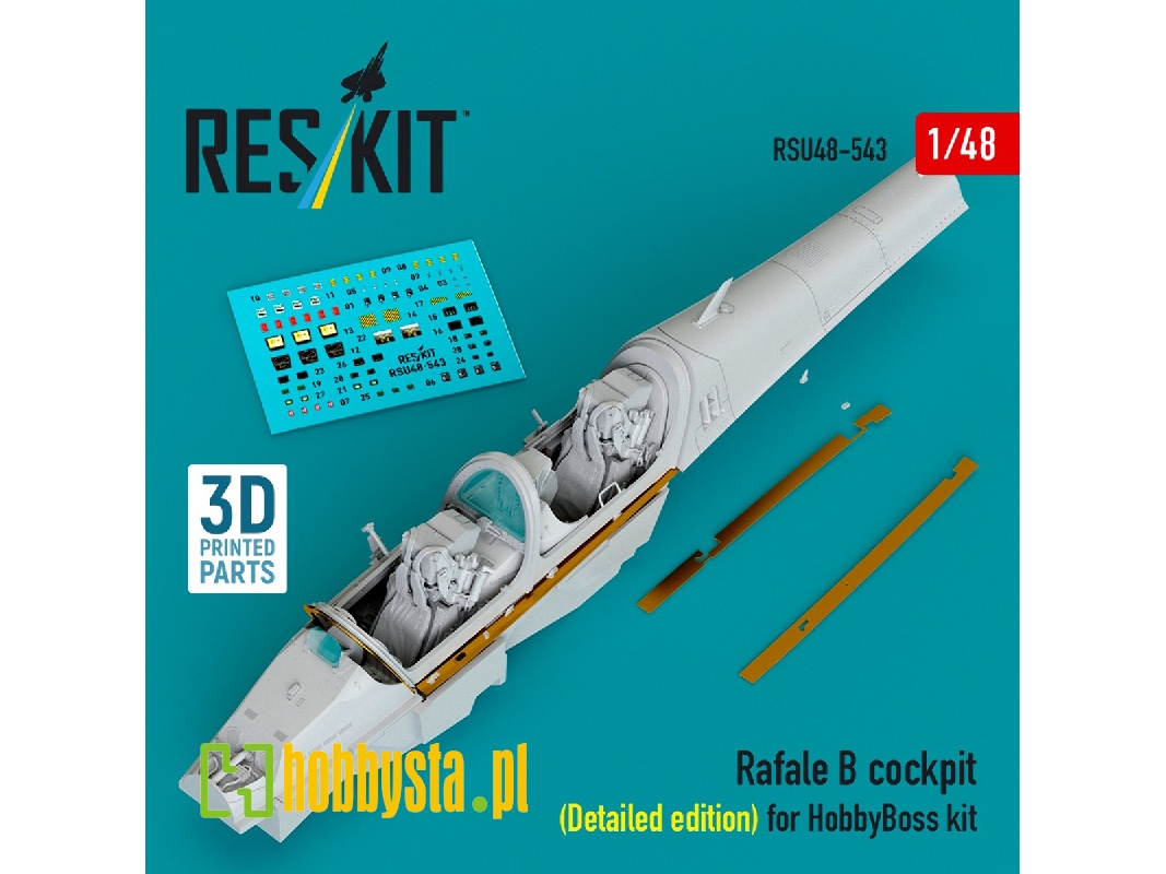 Dassault Rafale B - Cockpit Detailed Edition (3d-printed / For Hobby Boss Kits) - zdjęcie 1