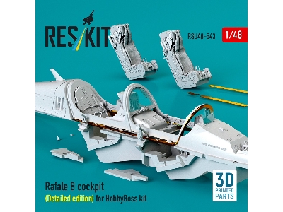 Dassault Rafale B - Cockpit Detailed Edition (3d-printed / For Hobby Boss Kits) - zdjęcie 3