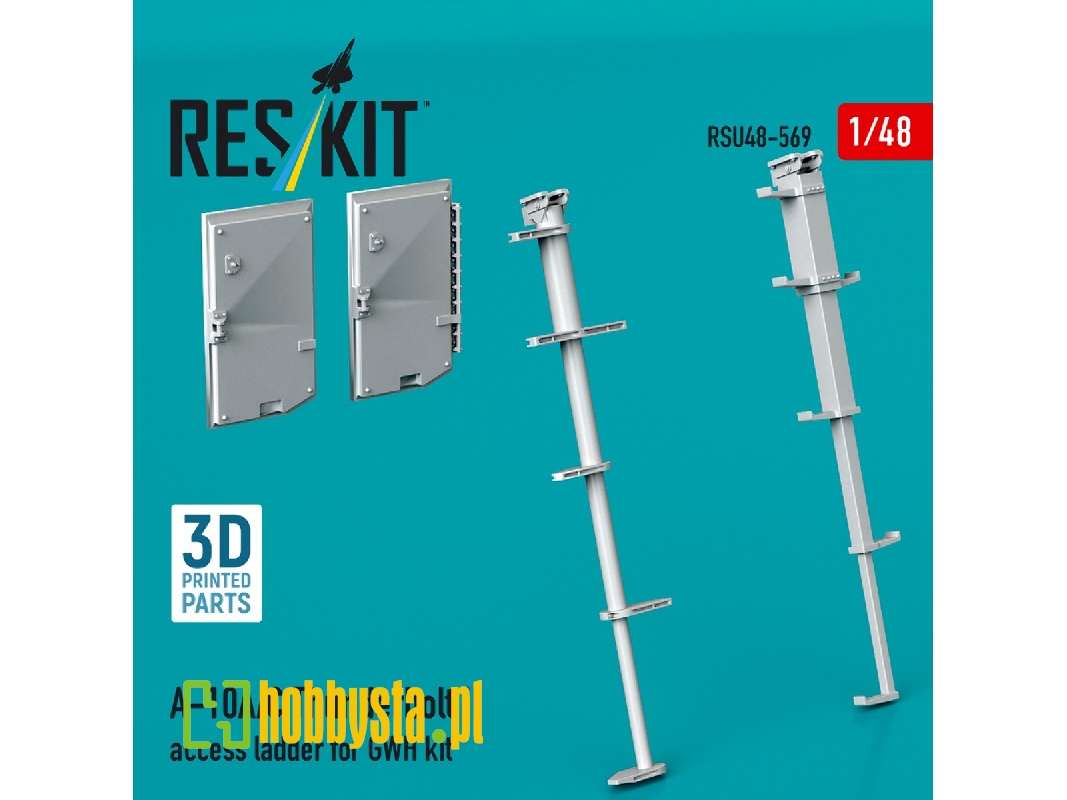 Fairchild A-10 A/C Thunderbolt Ii - Access Ladder (3d-printed / For Gwh Kits) - zdjęcie 1