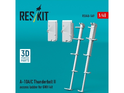 Fairchild A-10 A/C Thunderbolt Ii - Access Ladder (3d-printed / For Gwh Kits) - zdjęcie 2