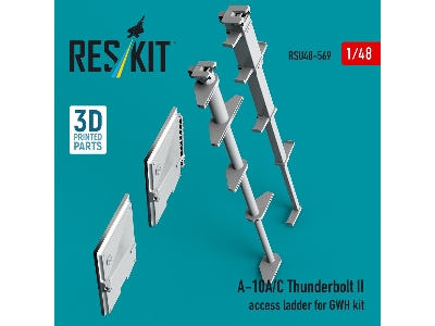Fairchild A-10 A/C Thunderbolt Ii - Access Ladder (3d-printed / For Gwh Kits) - zdjęcie 3