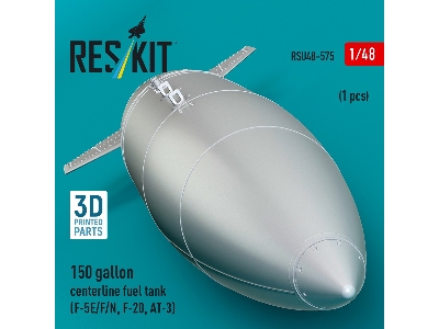 Northrop F-5 E / F / N / F-20 And At-3 - 150 Gallon Centerline Fuel Tank (1 Piece / 3d-printed) - zdjęcie 3