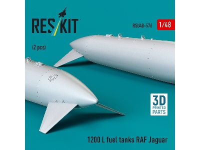 British Raf Sepecat Jaguar - 1200 L Fuel Tanks (2 Pcs / 3d Printed) - zdjęcie 1
