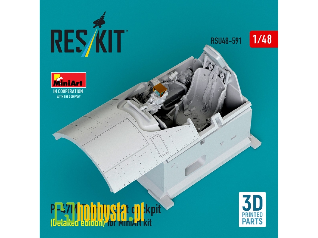 Republic P-47 M Thunderbolt - Cockpit Detailed Edition (3d-printed / For Miniart Kits) - zdjęcie 1