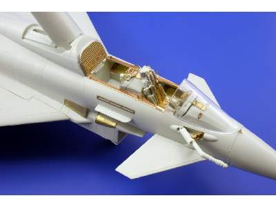  EF-2000 Two-seater seatbelts 1/48 - Revell - blaszki - zdjęcie 2