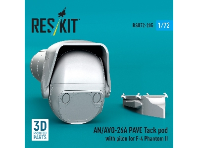 An/Avq-26a Pave Tack Pod With Pylon For F-4 Phantom Ii (3d Printed) - zdjęcie 2