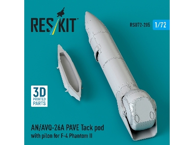 An/Avq-26a Pave Tack Pod With Pylon For F-4 Phantom Ii (3d Printed) - zdjęcie 3