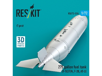 Northrop F-5 E / F / N / F-20 And At-3 - 275 Gallon Fuel Tank (1 Piece / 3d-printed) - zdjęcie 3