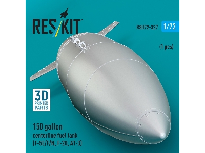 Northrop F-5 E / F / N / F-20 And At-3 - 150 Gallon Centerline Fuel Tank (1 Piece / 3d-printed) - zdjęcie 3
