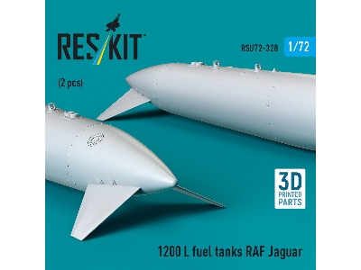 British Raf Sepecat Jaguar - 1200 L Fuel Tanks (2 Pcs / 3d Printed) - zdjęcie 2