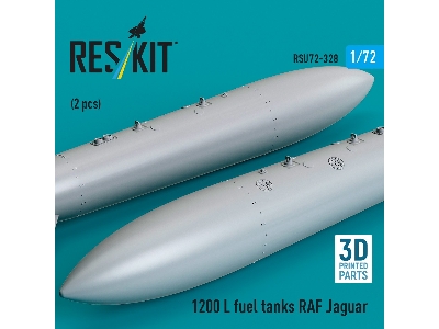 British Raf Sepecat Jaguar - 1200 L Fuel Tanks (2 Pcs / 3d Printed) - zdjęcie 3