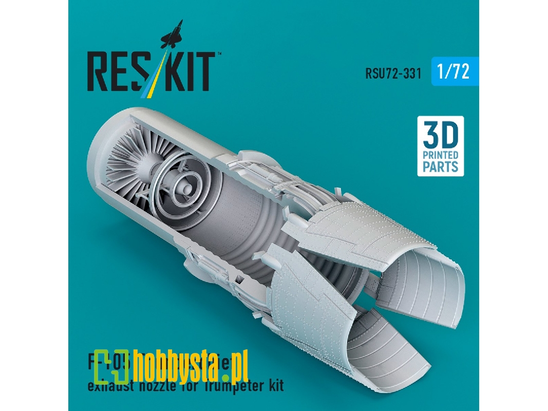 Republic F-105 Thunderchief - Exhaust Nozzle (3d-printed / For Trumpeter Kits) - zdjęcie 1